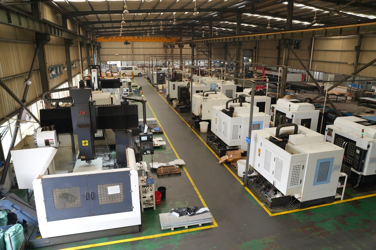 CNC machining workshop
